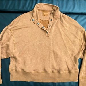 Terracotta colored pullover sweater